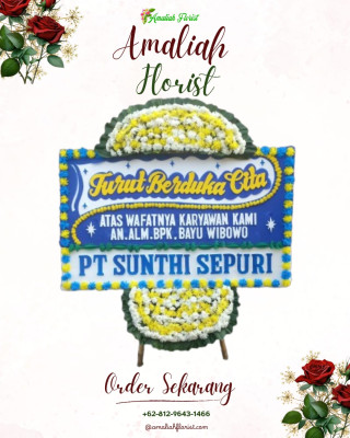 Papan Bunga Duka di Upai